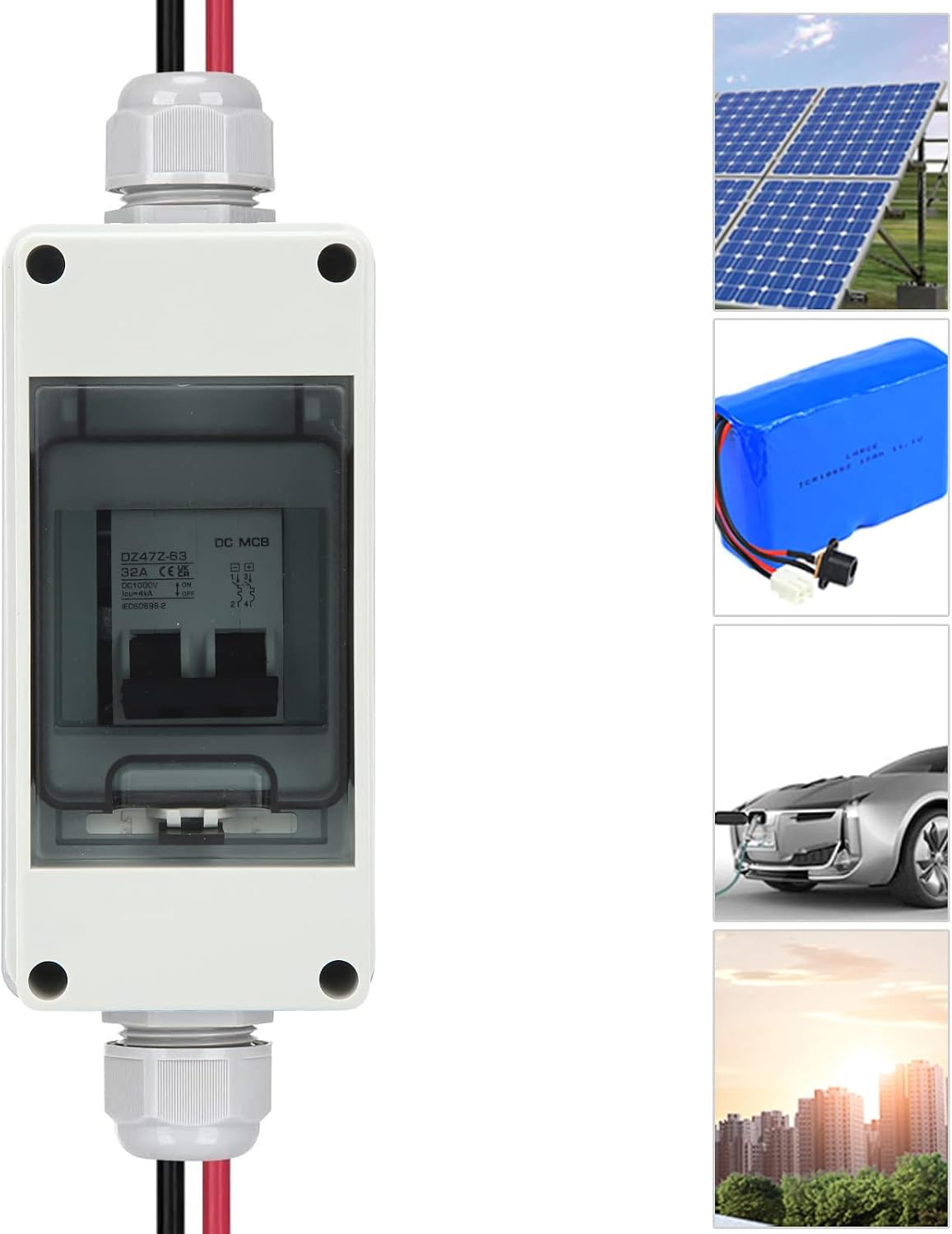 flexman solar circuit breaker terminal and wiring setup