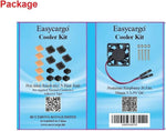 Easycargo electronic development board fan package including all mounting nuts and bolts.