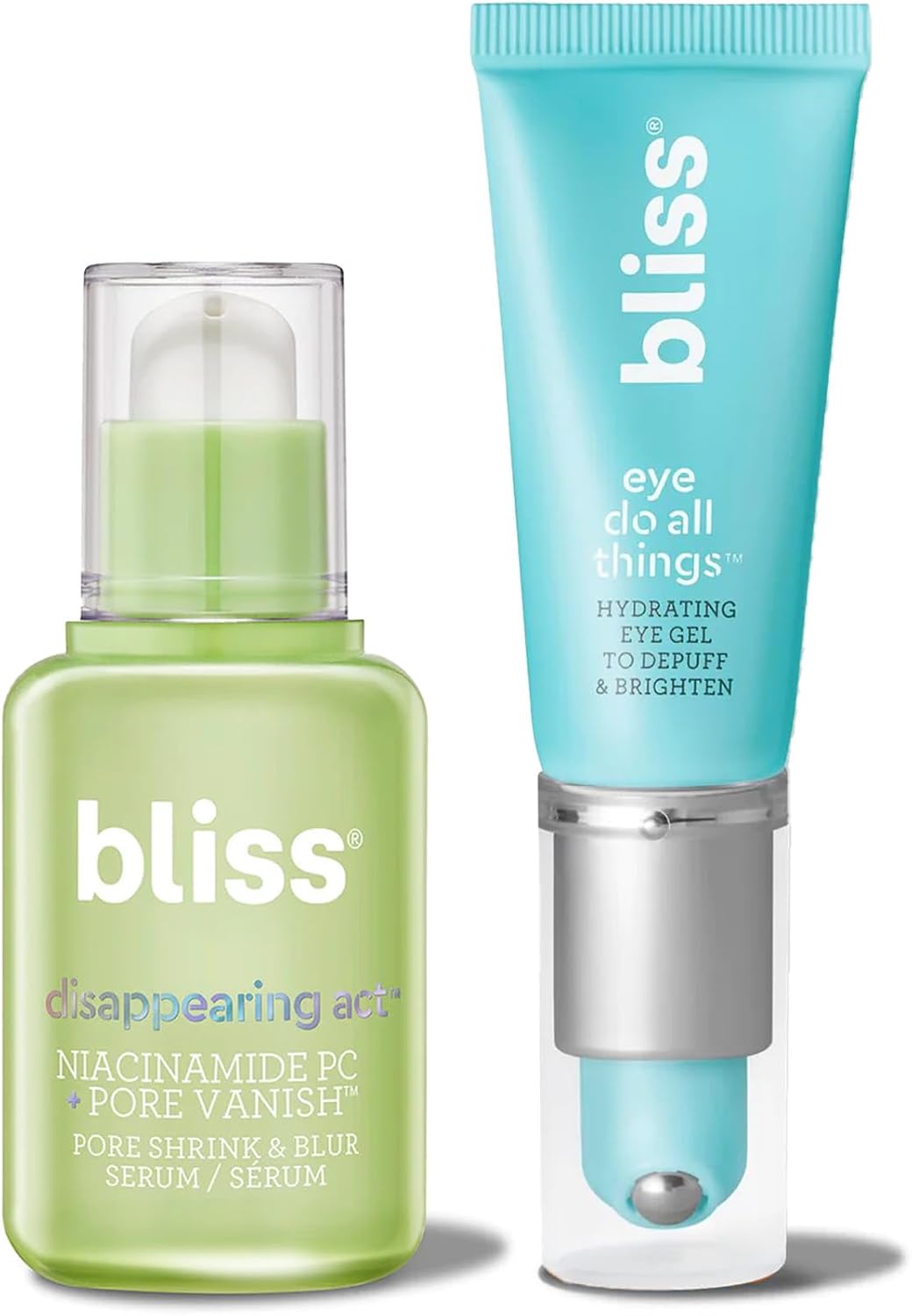 Bliss Disappearing Act Niacinamide Serum and Eye Gel front view