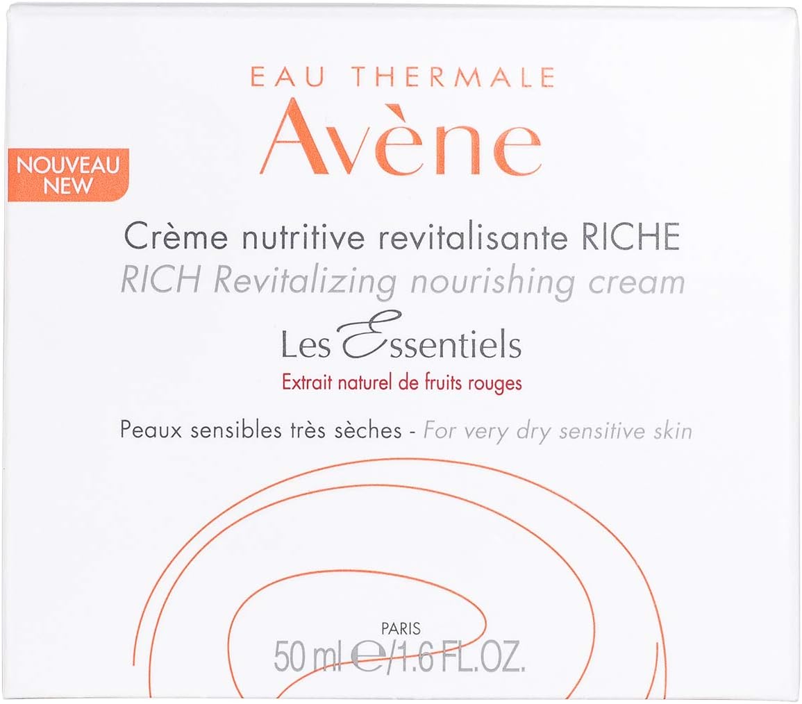 Avene nourishing cream packaging side view