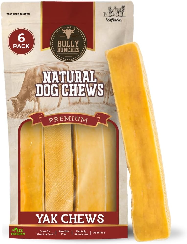 Bully Bunches Medium Authentic Yak Cheese Himalayan Chews for Medium & Small Dogs - All Natural Dog Treat Dental Chews, Made with Real Yak Milk - Lactose & Rawhide Free (2 Pk) - Image 14