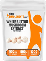 Vegan and gluten free mushroom supplement label