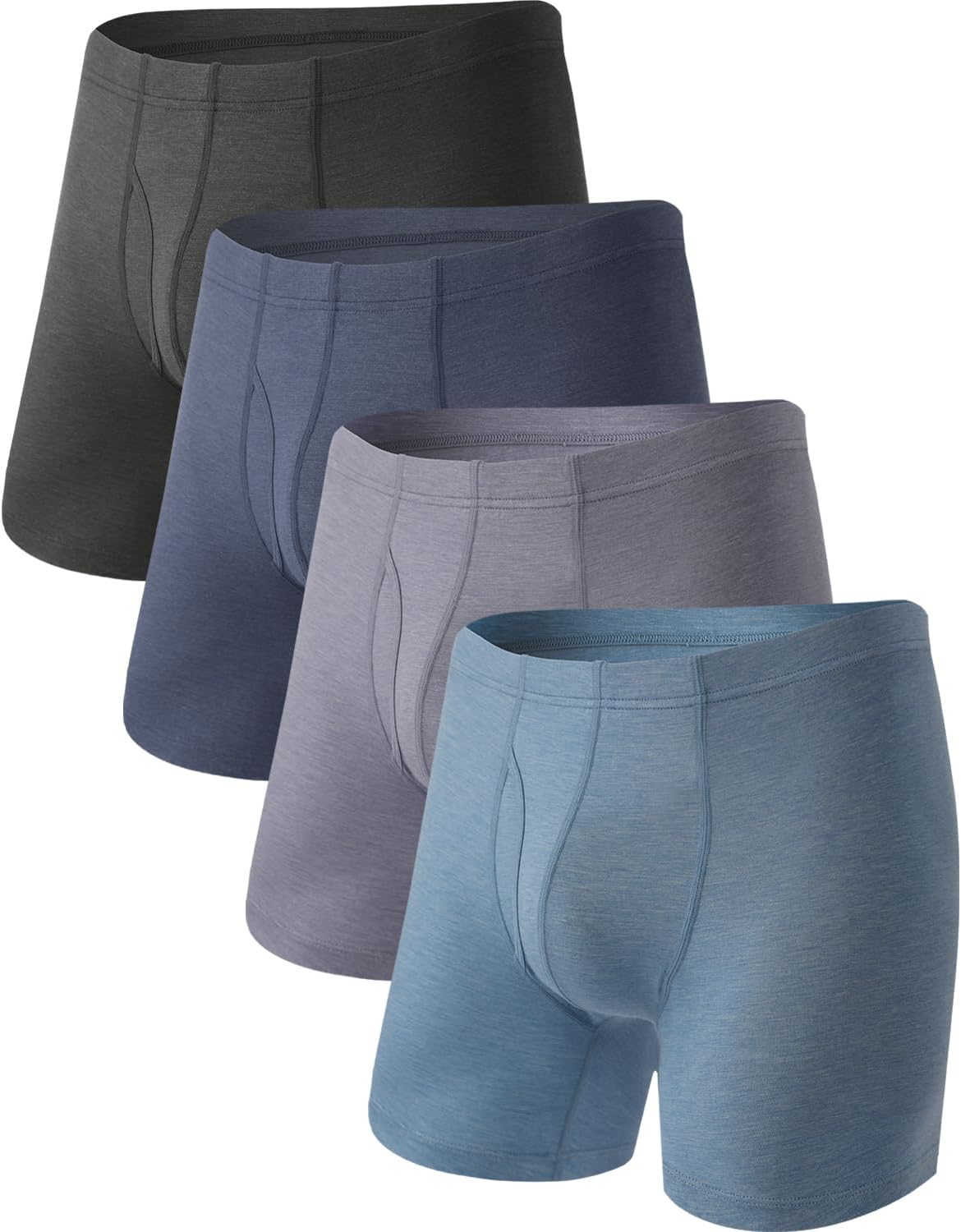 BAMBOO COOL Men's Cooling Underwear Ultra Soft Breathable Boxer Briefs Pack | 92% Viscose From Bamboo, Softer and Cooler Than Cotton, Moisture Wicking, No Riding Up , Daily Wear&Outdoor Work - Image 11