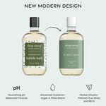 Deep Steep rosemary mint bubble bath rich creamy foam texture