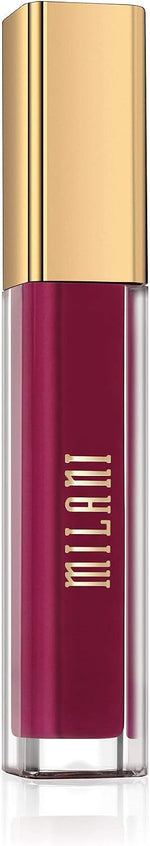 Milani imported liquid lipstick Plush neutral mauve shade cosmetic display