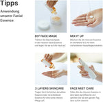 Vegan and alcohol-free Mixsoon Bifida Ferment hydrating serum being applied to demonstrate fast absorption