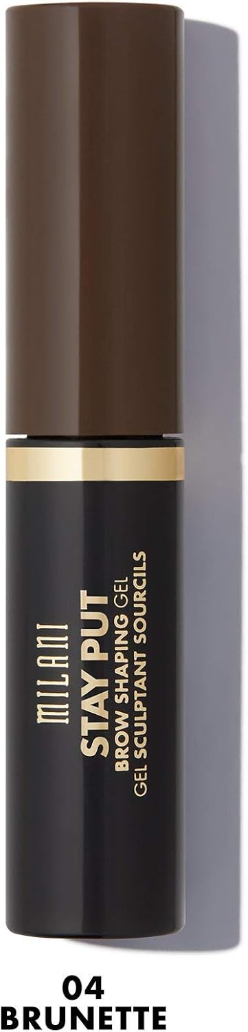 Milani long lasting eyebrow gel Brunette shade applicator brush