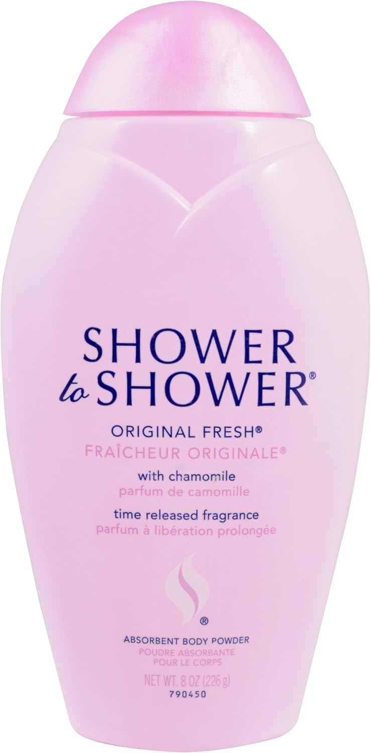 Shower To Shower Original Fresh Body Powder front view bottle
