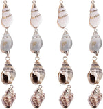 SUNNYCLUE 1 Box 16Pcs 4 Style Electroplate Spiral Seashells Craft Charms Connectors Pendant Conch Shells Charms with Plated Golden Loop Bail for Bracelet Necklace Making Craft Supplies - Image 13