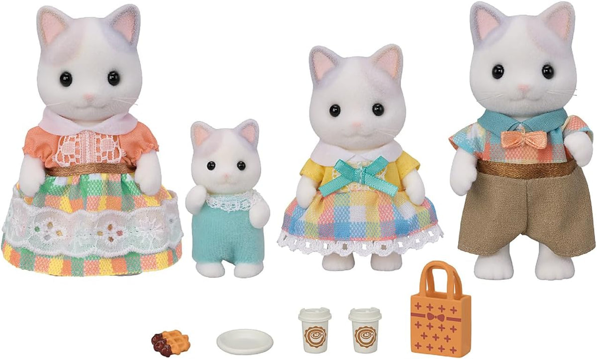 Calico Critters, Tuxedo Cat Family, Dolls, Dollhouse Figures, Collectible Toys, Multi, 3 inches - Image 8