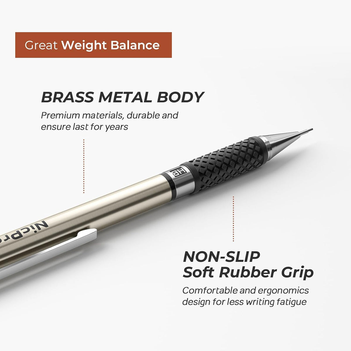 Nicpro lead sharpener and eraser components
