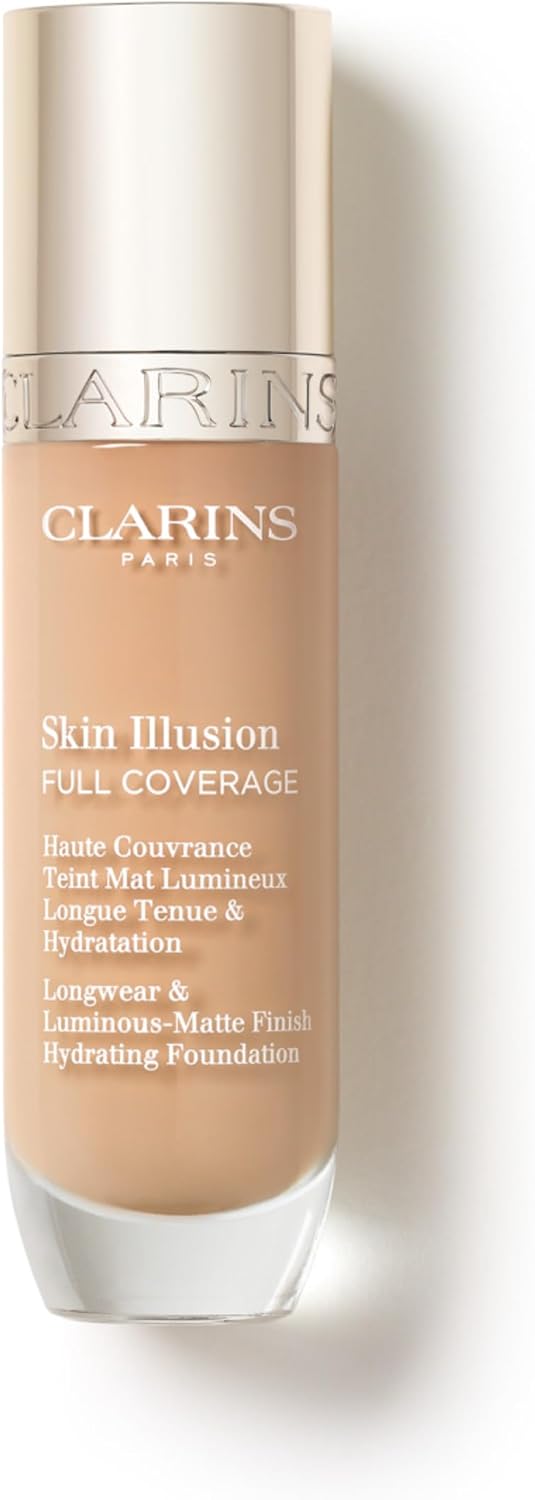 Clarins Skin Illusion Full Coverage Foundation front view bottle