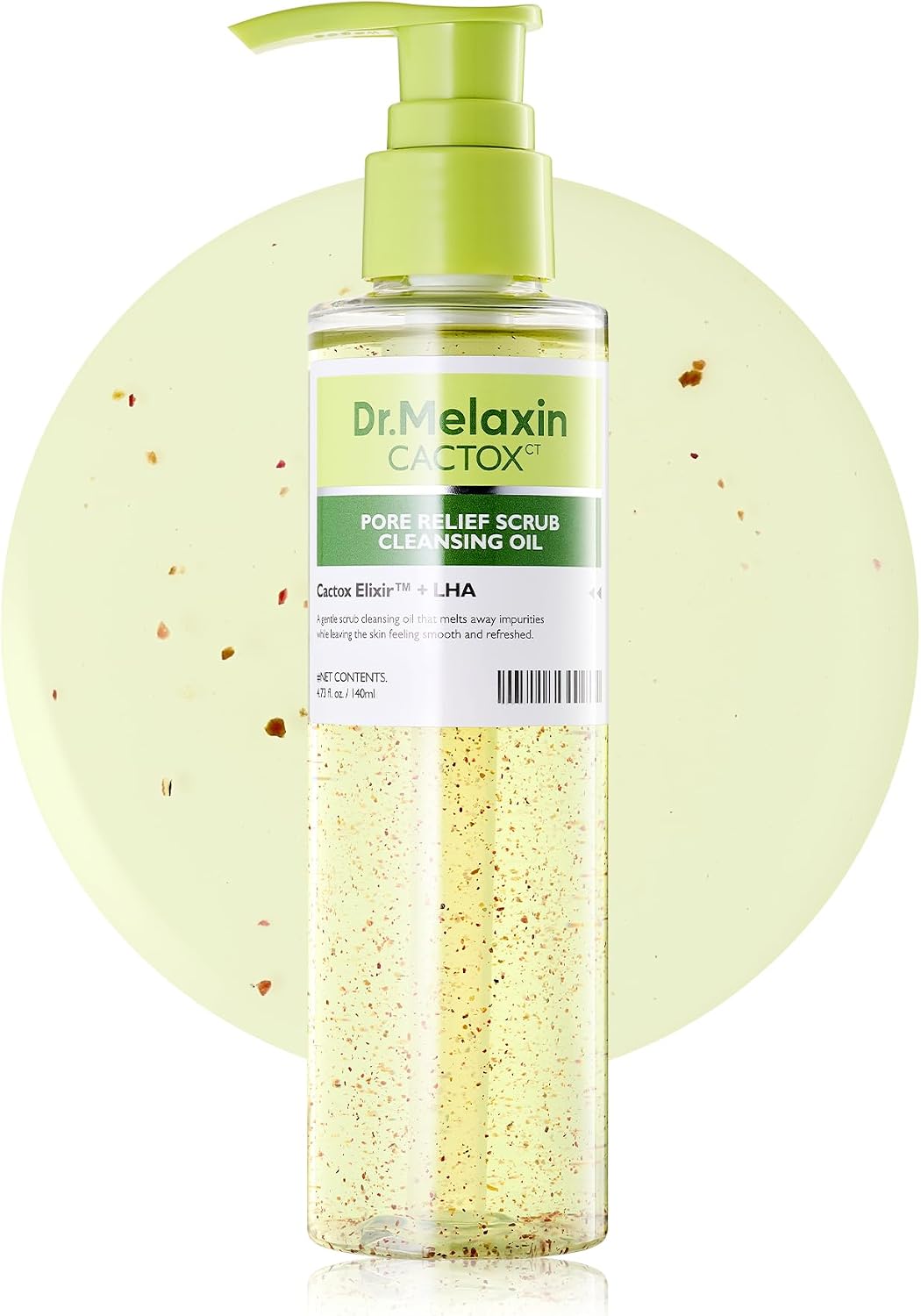 Dr.Melaxin Cactox Pore Relief Scrub Cleansing Oil front packaging