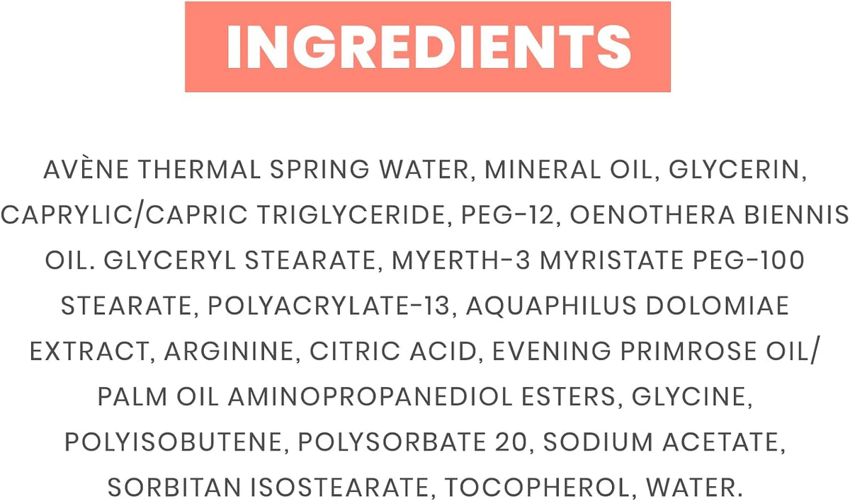 Premium imported Avene XeraCalm Ad skincare product