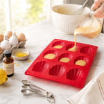 European-grade silicone pastry pan close up