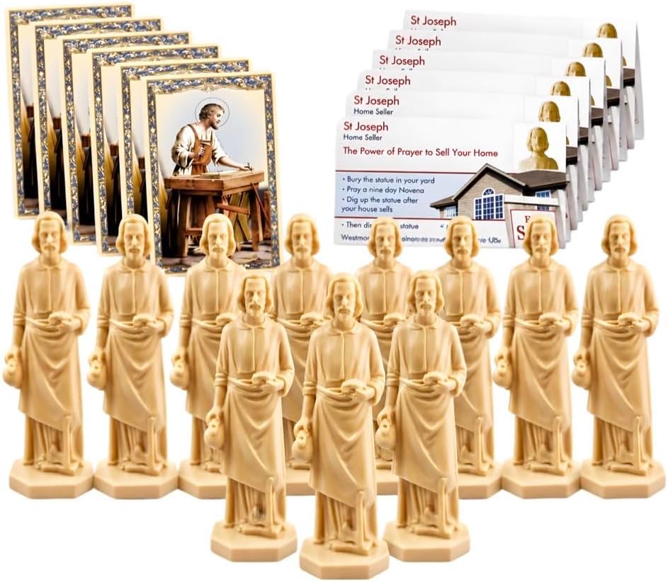 Westmon Works St Joseph statue front view for real estate agents.