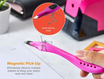 Ergonomic rubberized grip handle of Bostitch staple remover