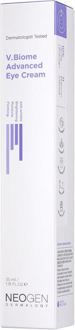Neogen Dermalogy V.Biome Eye Cream tube design and branding