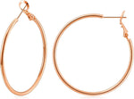 Gold Hoop Earrings for Women, 14K Gold Plated Thin Hoops | S925 Sterling Silver Post Hypoallergenic Hoop Earrings, Lightweight Minimalist Design, Classic Jewelry Gift for Women - Image 15