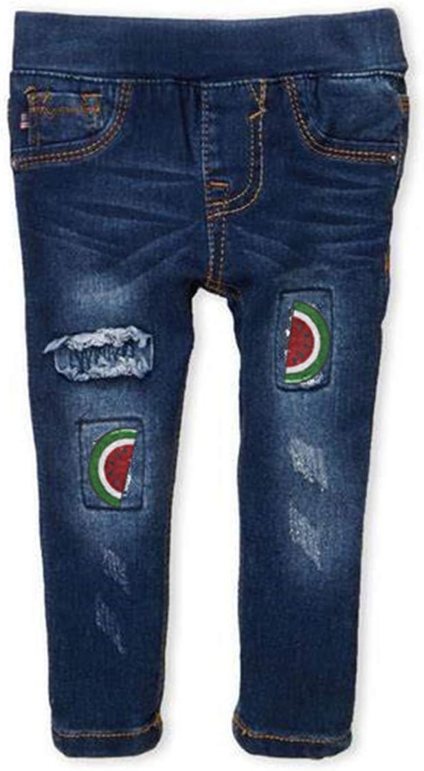 Ximkee watermelon sequin patches styled on a denim jacket