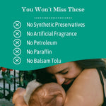 Earth Mama organic baby cream back label details
