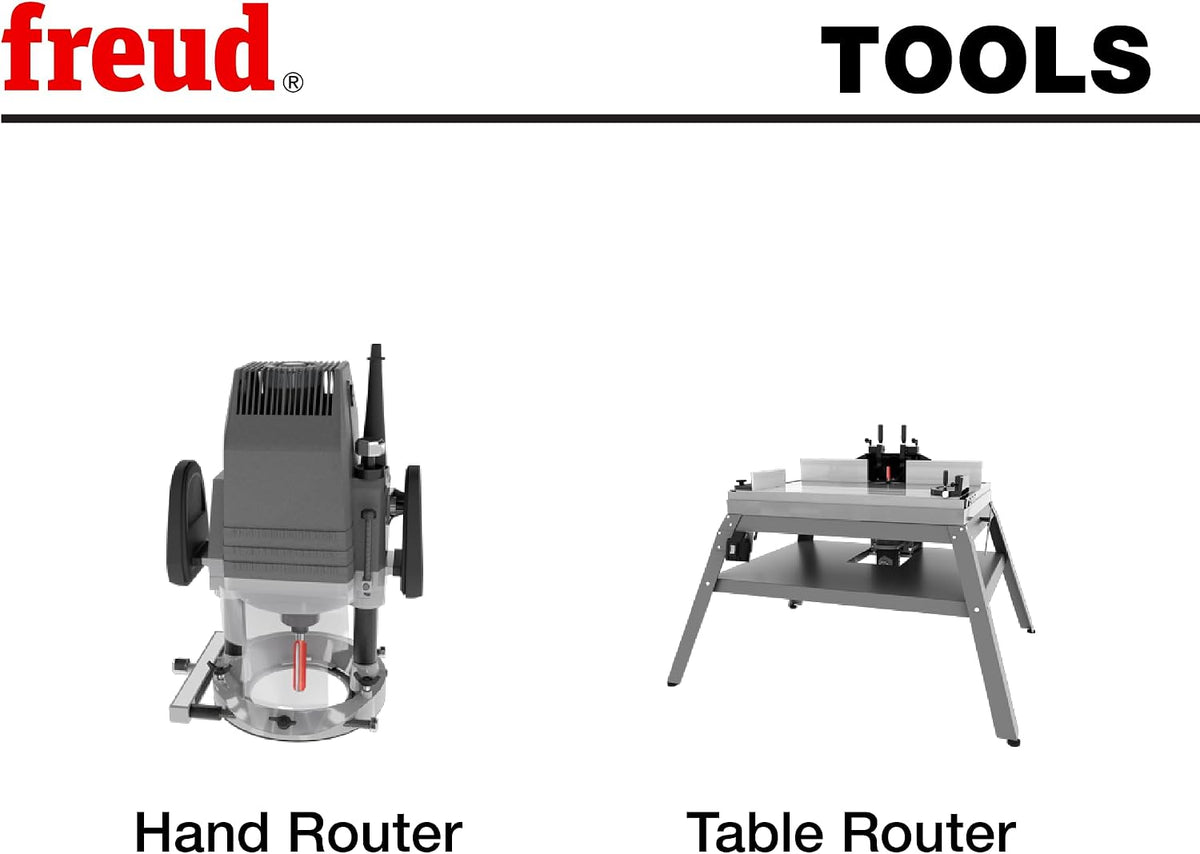 Freud woodworking router bit side profile