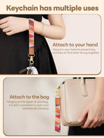 Handlein wrist strap styled around wrist for daily use