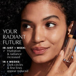 Estée Lauder soft touch liquid makeup corrector bottle swatched