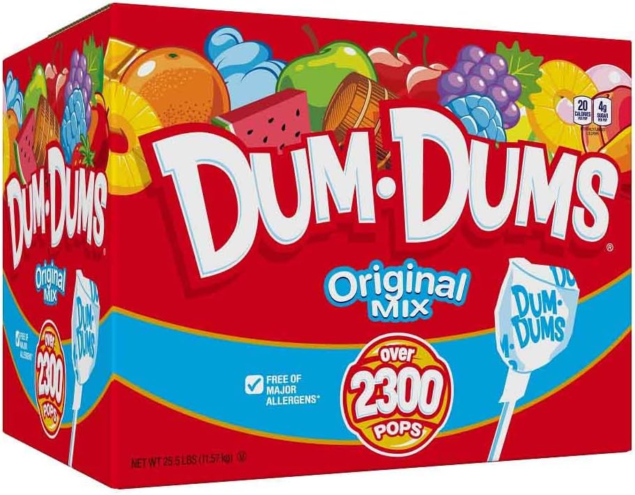 Dum Dums Original Mix 400 ct. Bag - All-Time Classic Flavors, Assorted Suckers in Bulk Candy Bag - Individually Wrapped Lollipops for Any Occasion - Image 14