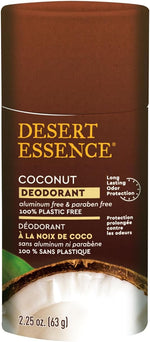 Desert Essence natural deodorant stick open view