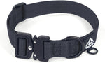 Dog Collar for Large Dogs - Adjustable, Chew Proof Nylon Collar with Metal Quick Release Buckle and D-Ring for Dog Tags (Dark Green, L) - Image 10