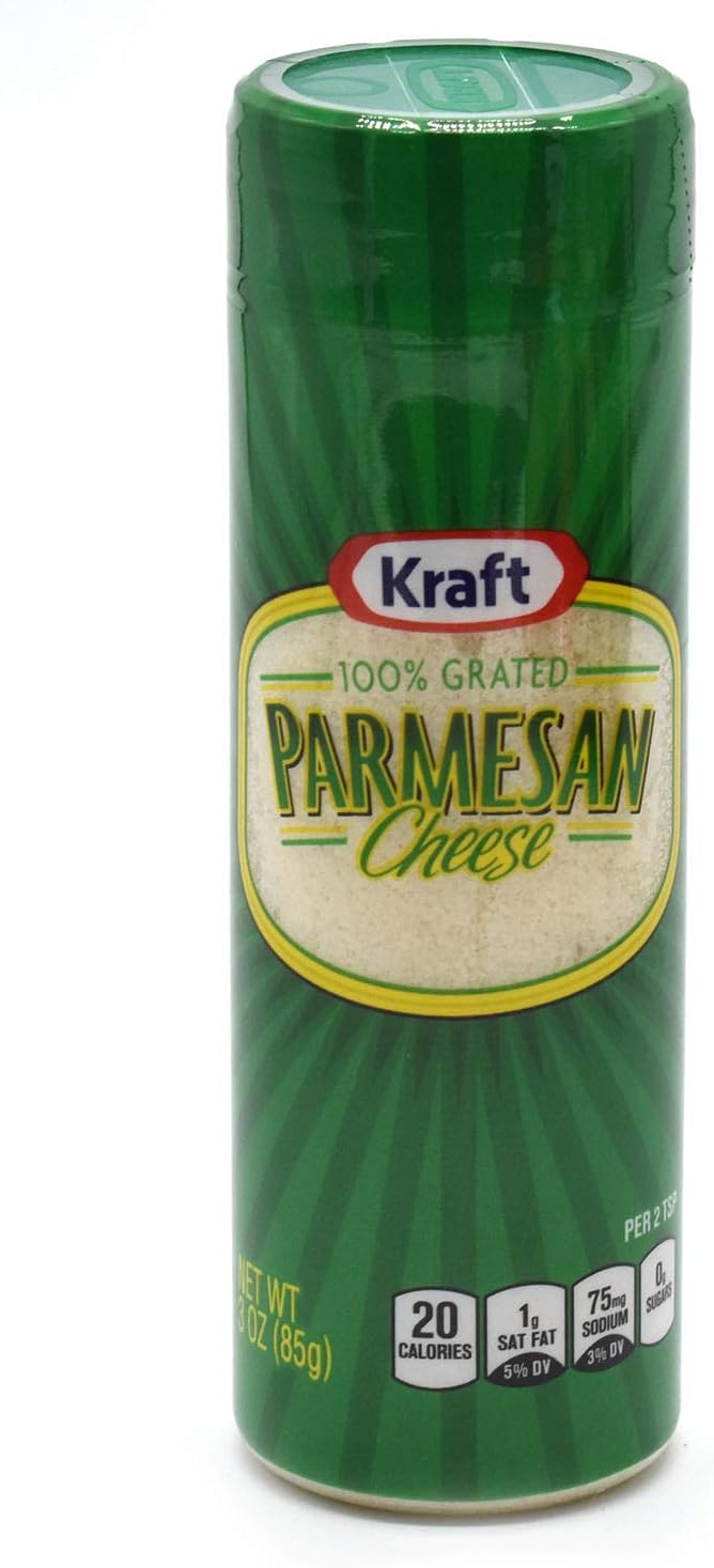 Kraft Parmesan Cheese 100% Grated - 85g (3oz) - Image 1