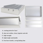 Laicegud cake mold displayed with disassembled base plate.