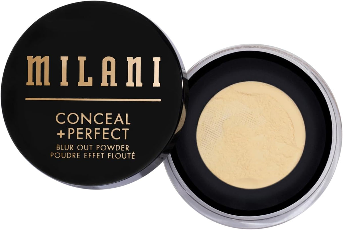 Milani loose setting powder interior netting cap detail