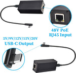 Revodata poe converter showing rj45 ethernet port
