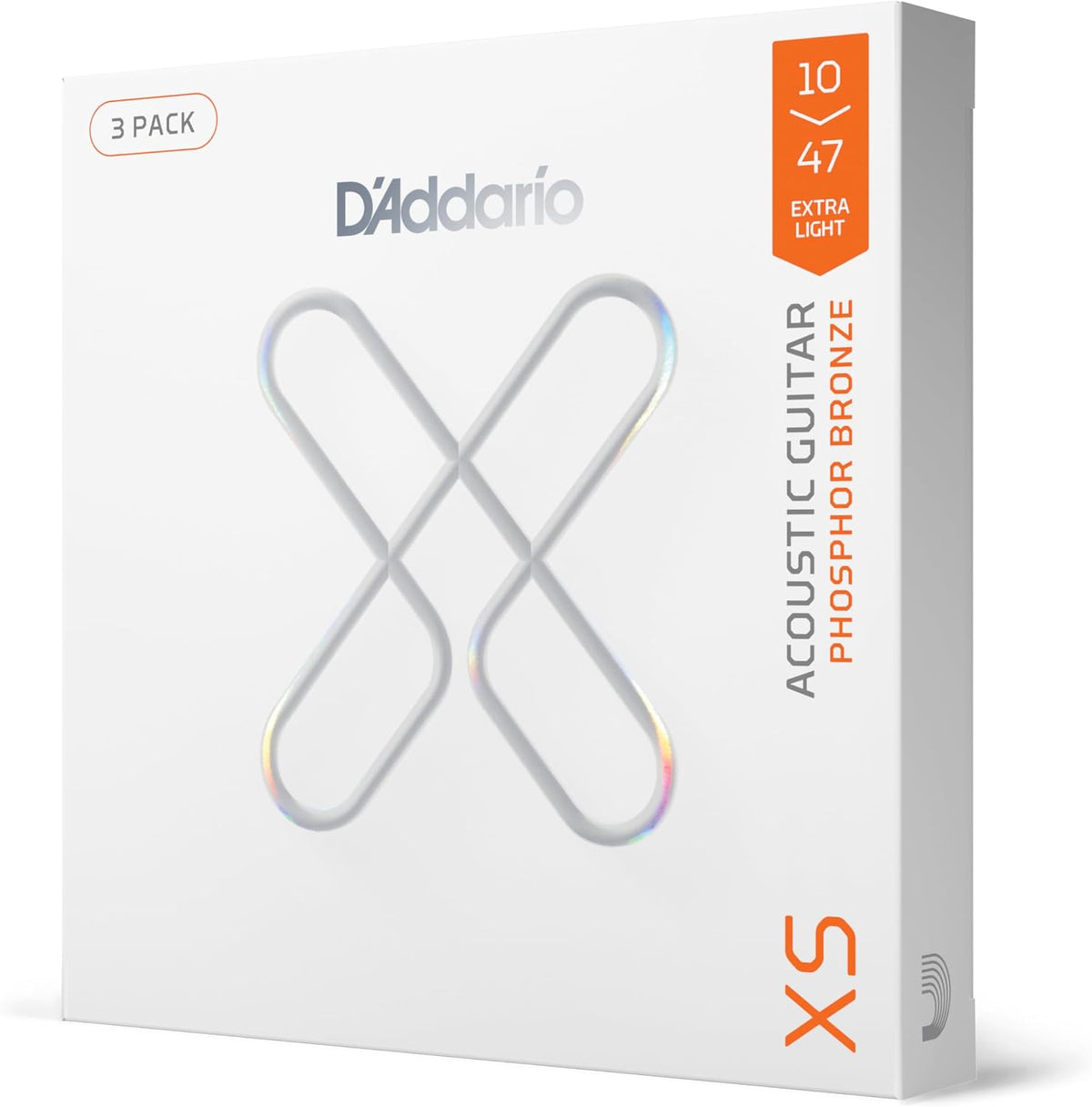 D'Addario XS Phosphor Bronze Coated Acoustic Guitar Strings 11-52 | XS Phosphor Bronze acoustic strings deliver warm tone, long-lasting performance, tuning stability, and comfort. - Image 15