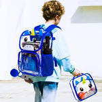UFNDC transparent bookbag side angle