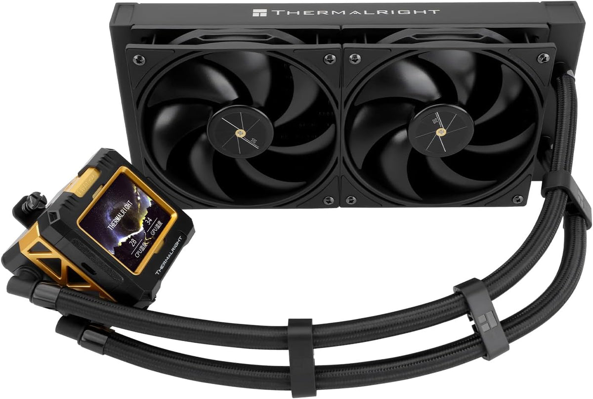 Thermalright FW PRO 360 Black-360mm AIO CPU Liquid Cooler,IPS LCD Screen | 320x320 Resolution,for AM4/AM5/Intel LGA1700/1851,2.73inch Magnet-Absorbent LCD Screen for Images-Black - Image 13