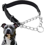 Martingale Collar for Dogs, Reflective Nylon Soft Padded No Pull Training Collars Adjustable Stainless Steel Chain Collar for Small Medium Large Dogs Red X-Large - Image 13