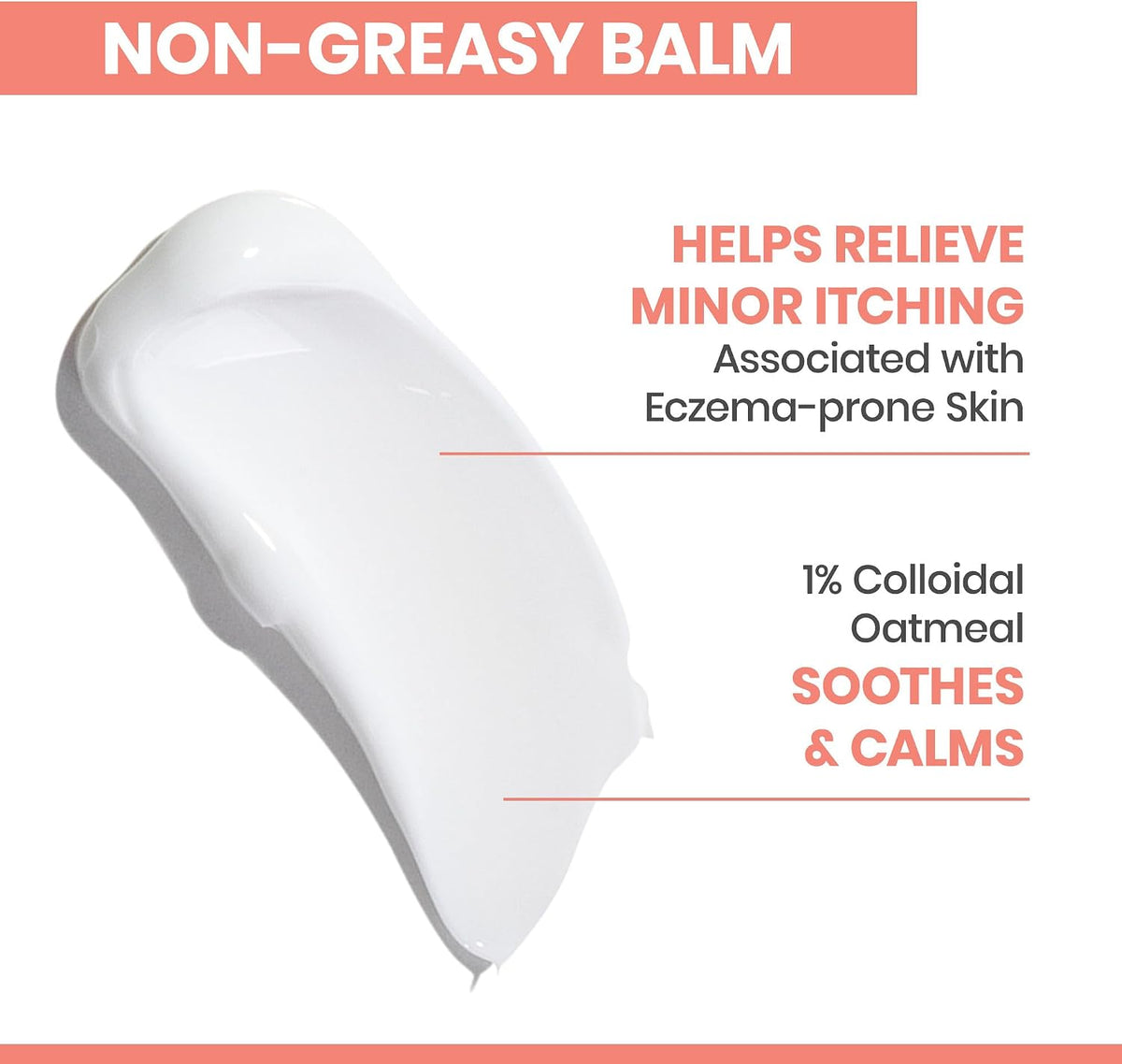 Back of Avène XeraCalm Eczema Calming Relief Balm showing ingredients