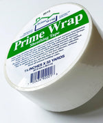 Roll of white sheathing tape showing film texture