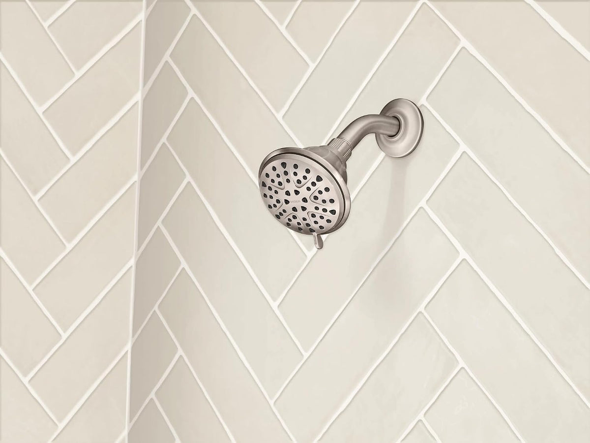 Moen Attune 8-Function Wall Mount Fixed Showerhead, Spot Resist Brushed Nickel, 218W0SRN - Image 9