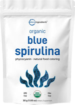 Micro Ingredients blue spirulina powder container lifestyle setting