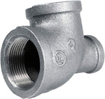 Supply Giant HNSU3633 1-1/4"" x 3/4"" x 1-1/4"" Galvanized Malleable Reducing Tee with Female Threaded Fitting - Image 11