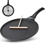 Kretaely 10.5 inch crepe pan front view