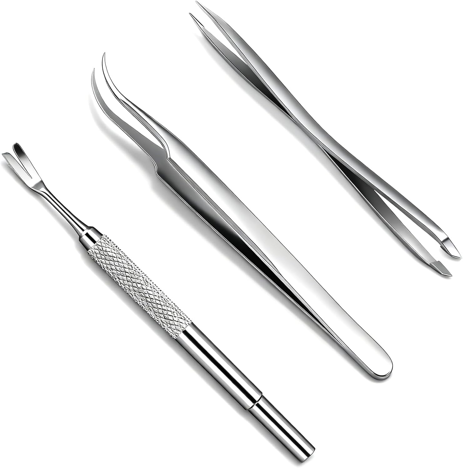Rypet stainless steel tick remover tool set front view