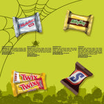 SNICKERS, TWIX, MILKY WAY & 3 MUSKETEERS Halloween Candy, Mini Chocolate Halloween Candy Mix Variety Pack for Trick or Treat, Party Favors and More, 150 Ct Bulk Bag - Image 9