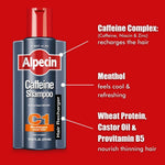 Alpecin C1 Caffeine Shampoo pack of two bottles closeup