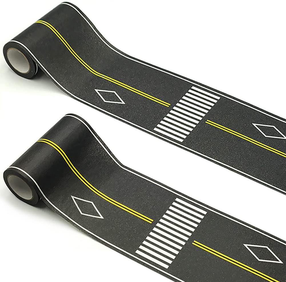 Dspitwod road tape for kids toy car track front view