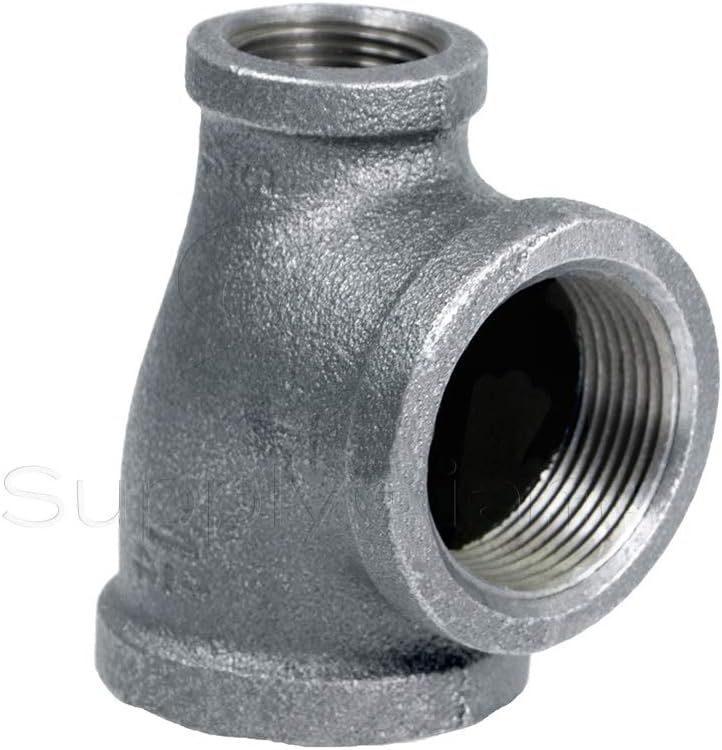 Supply Giant threaded pipe fitting angle view